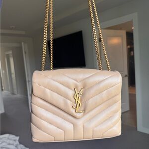 Yves Saint Laurent Loulou Small Shoulder Bag in Quilted Leather